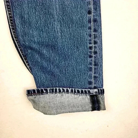 Levi's 505 Regular Fit Mens Denim Jeans 40x32 Straight Leg Classic Zip Fly Blue - Picture 16 of 16